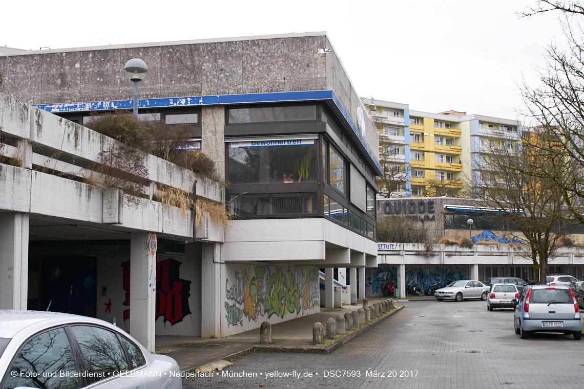 21.03.2017 - Abrissbaustelle Quiddezentrum in Neuperlach